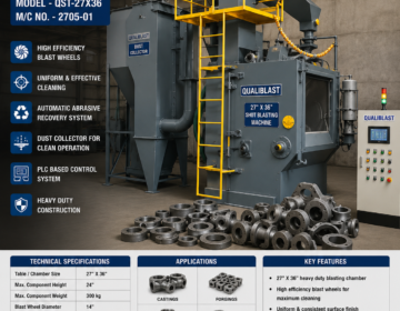 27 x 36 Shot Blasting Machine