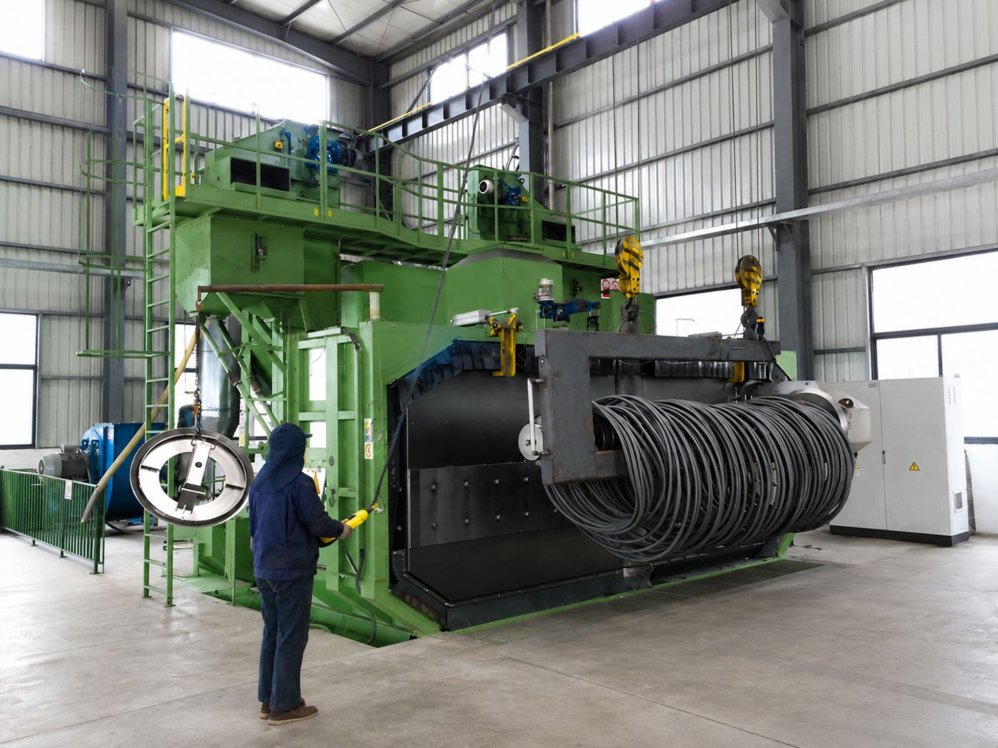 Wire Bar Shot Blasting Machine