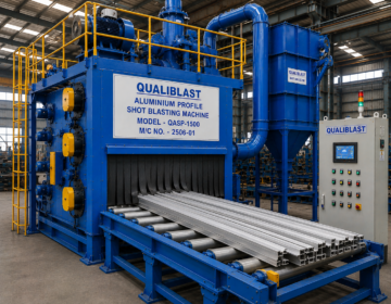 Aluminium Profile Shot Blasting Machine