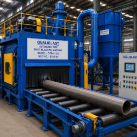 Automatic Pipe Shot Blasting Machine