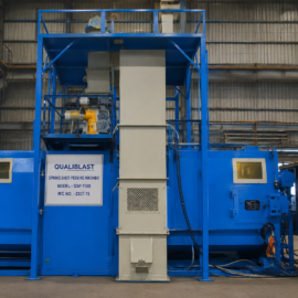 Spring Shot Peening Machine