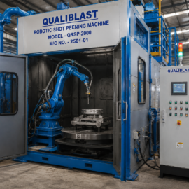 Robotic Shot Peening Machine