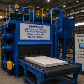 Marble Block Ceramic Shot Blasting Machine
