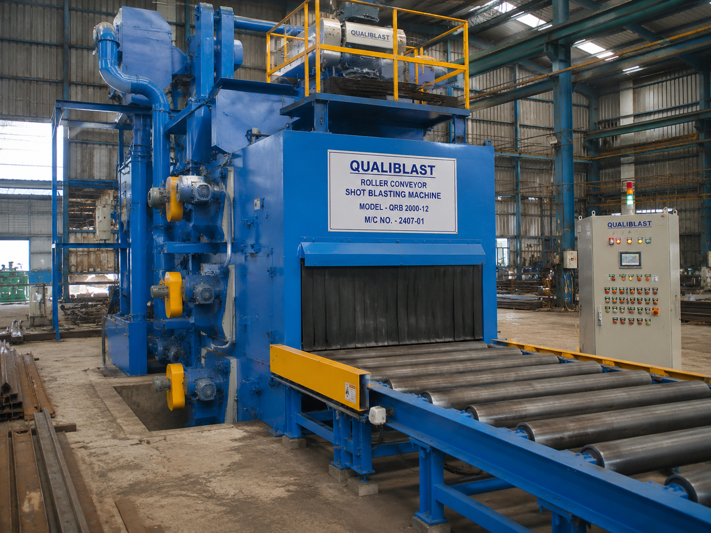 Roller Conveyor Shot Blasting Machine