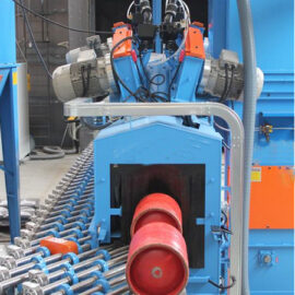 Tunnel Type Cylinder Shot Blasting Machine